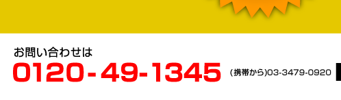 ���䤤��碌��0120-49-1345 (���Ӥ���)03-3479-0920